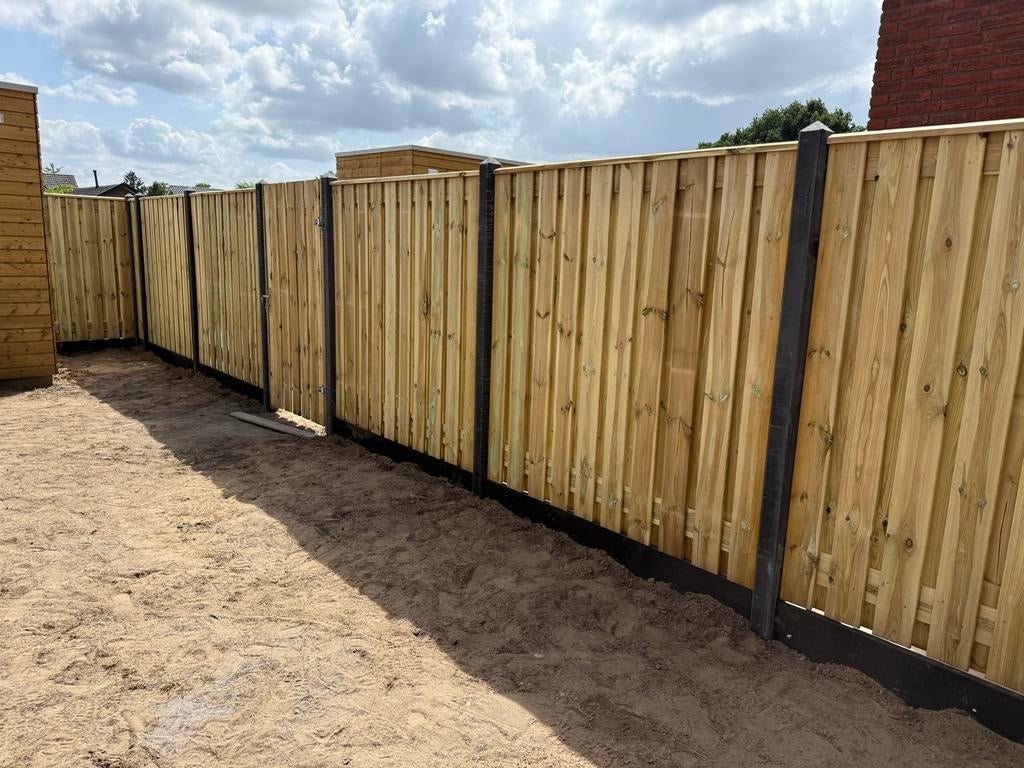 Houten beton schutting, Ophalen, Gebruikt, Minder dan 3 meter, Minder dan 1 meter