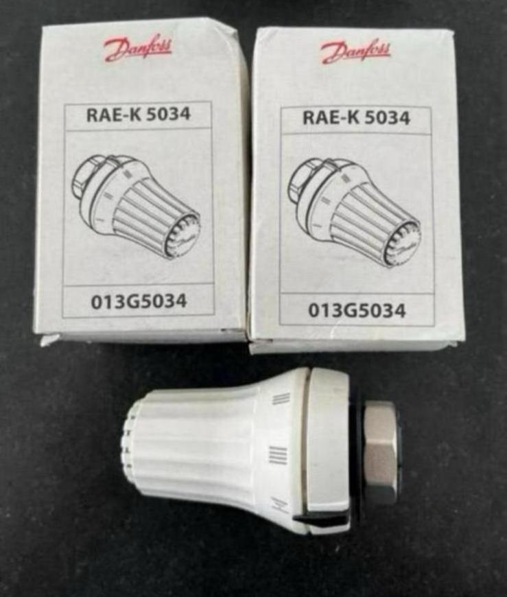 Danfoss RAE-K 5034 thermostaat 2x NIEUW, Ophalen of Verzenden, Nieuw