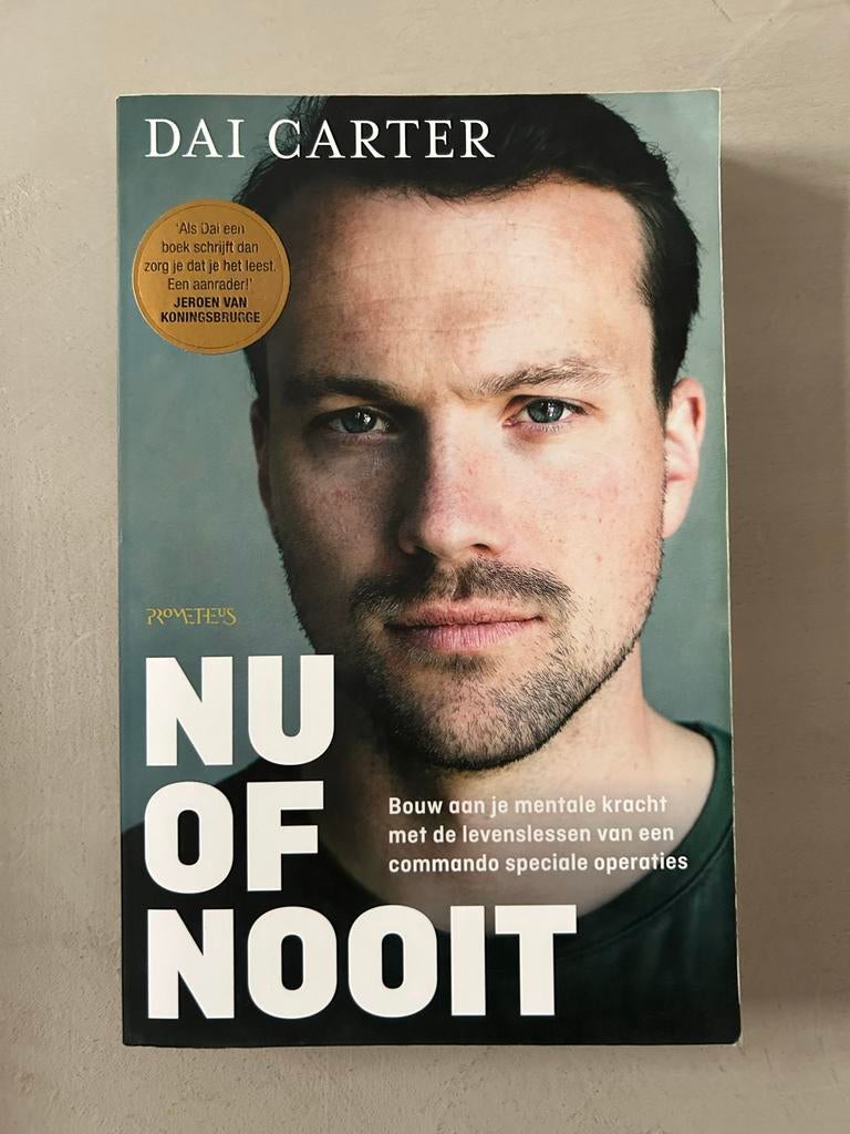 Nu of Nooit - Dai Carter, Boeken, Biografieën, Ophalen of Verzenden, Zo goed als nieuw, Overige