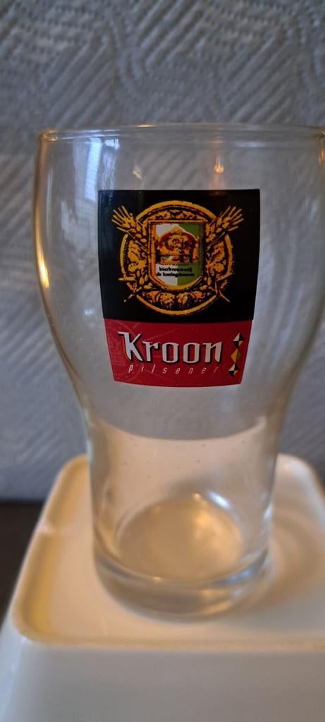 La Trappe Kroon Bierglas Brouwerij de Koningshoeven, Ophalen of Verzenden