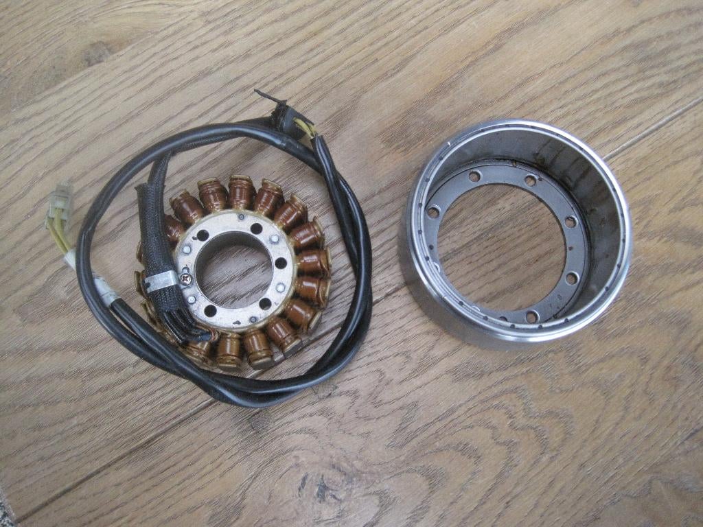 Ducati Cagiva Rotor Stator dynamo Generator vliegwiel 3 fase, Ophalen of Verzenden