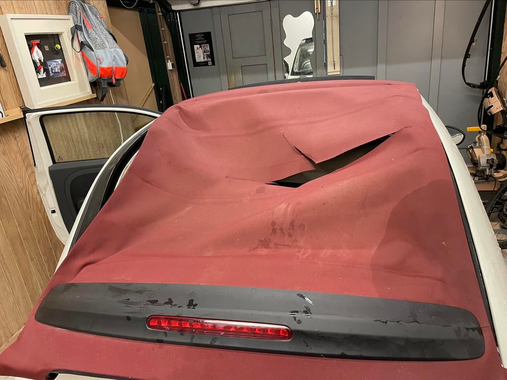 Kapot cabriolet dak fiat 500 goedkoopste oplossing, Auto-onderdelen, Carrosserie en Plaatwerk, Nieuw, Fiat, Motorkap, Verzenden