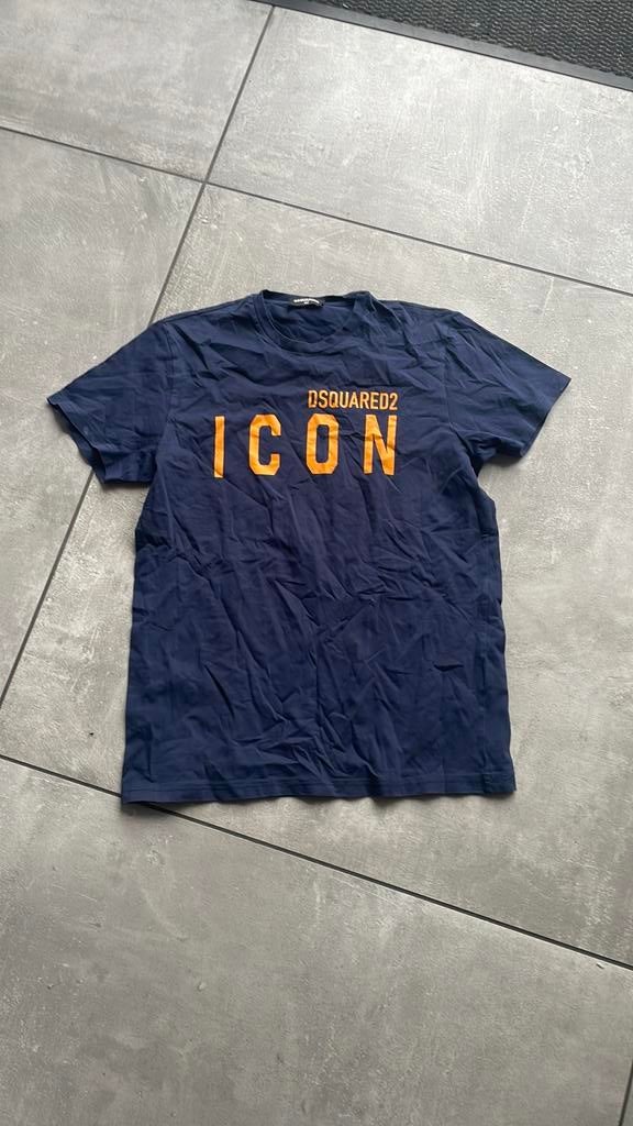 Dsquared2 shirt mt 164, Verzenden, Zo goed als nieuw, Jongen, Shirt of Longsleeve