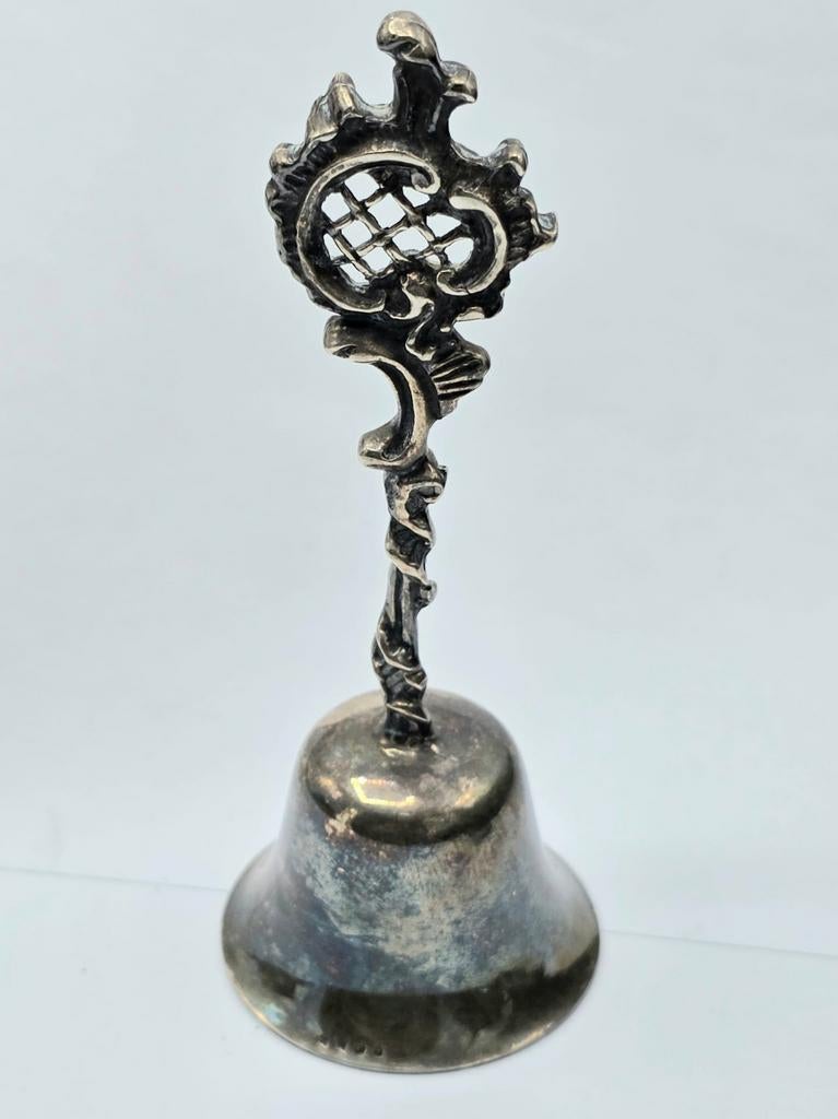 Antieke Zilveren Tafelbel, Antiek en Kunst, Verzenden