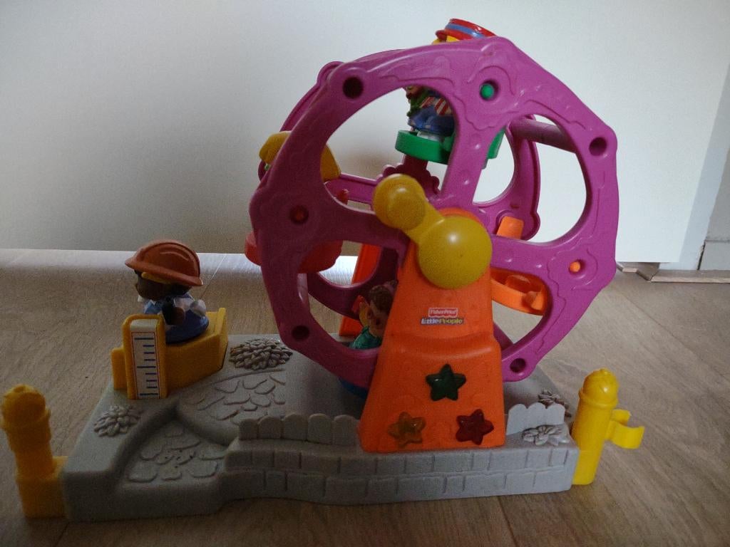 Fisher Price Little Friends draaimolen, Ophalen of Verzenden, Zo goed als nieuw, Speelset, Met geluid