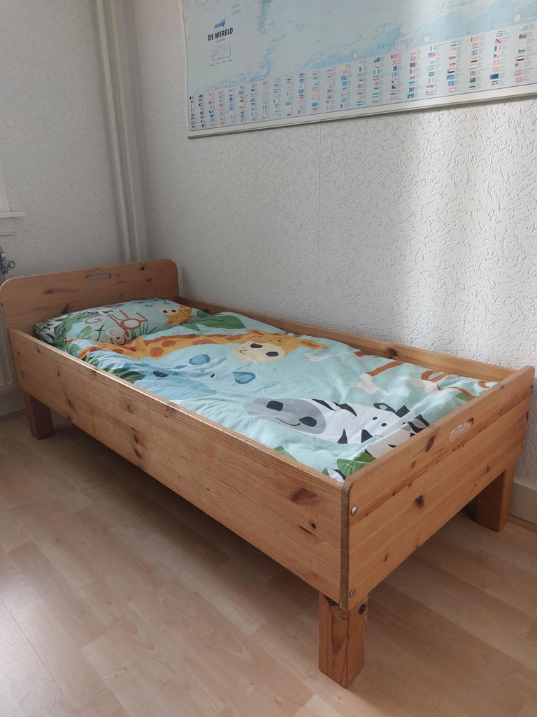Kinderbed 150x75 cm, Ophalen, Gebruikt, 70 tot 85 cm, 140 tot 160 cm