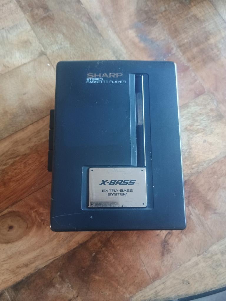 Sharp JC-108(GY) Cassette Speler - Vintage, Ophalen of Verzenden