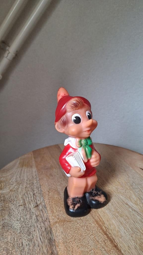 Vintage piep popje Pinokio., Antiek en Kunst, Antiek | Speelgoed, Ophalen of Verzenden