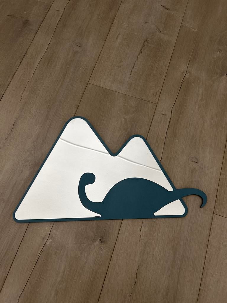 Dino Spiegel Wanddecoratie, Ophalen, Nieuw