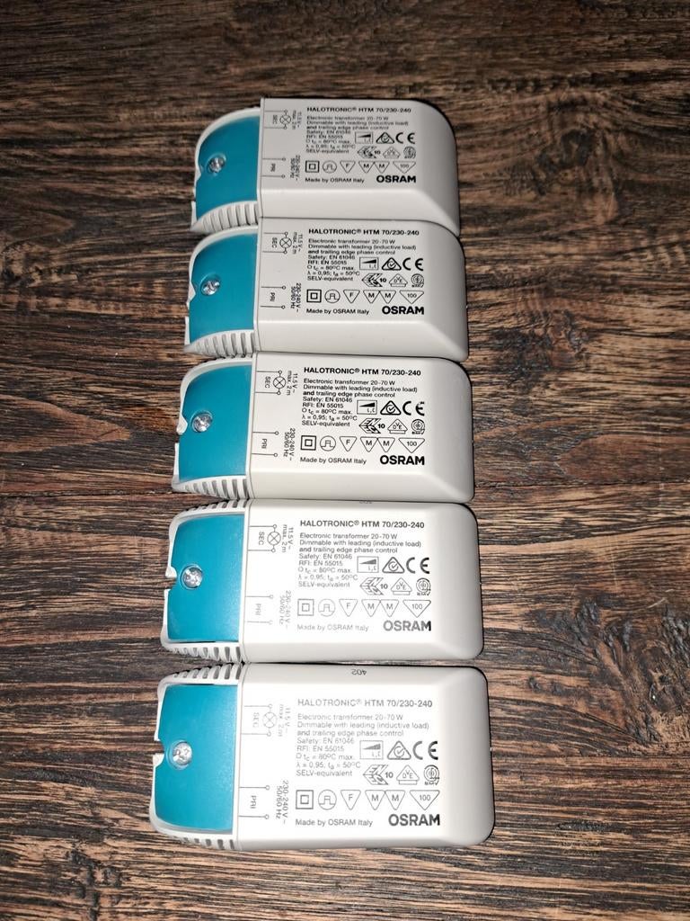 5x Osram Halotronic trafo.htm 70/230/240 mouse., Ophalen of Verzenden