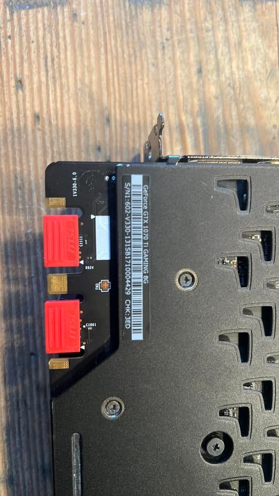 1070 ti, Computers en Software, Videokaarten, PCI-Express 3, Gebruikt, Ophalen of Verzenden, HDMI