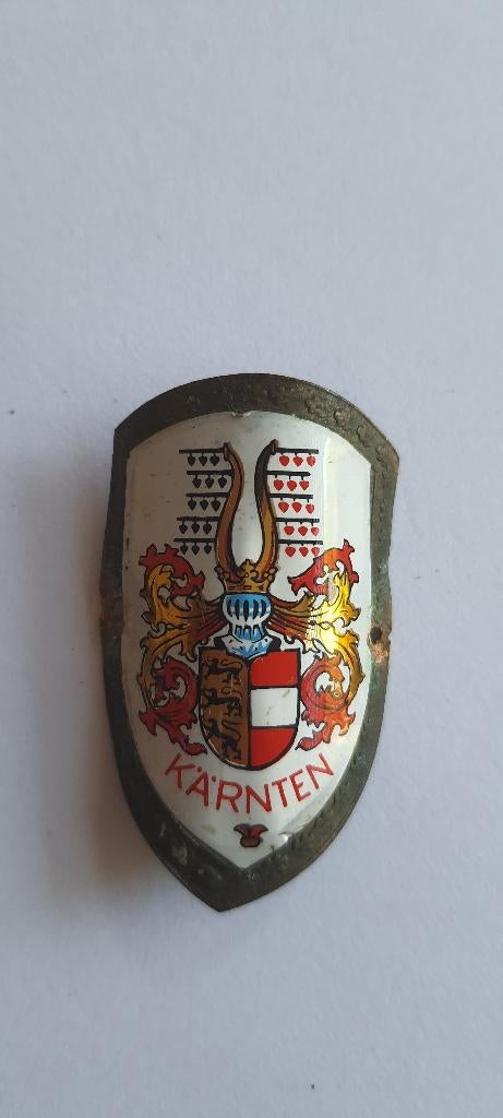 Wandelstok plaatje stocknagel schildje karnten, Ophalen of Verzenden, Gebruikt