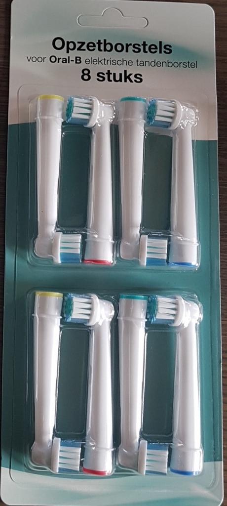 8 stuk Oral-B Opzetborstels - 8 stuks, Ophalen, Nieuw, Opzetborstel