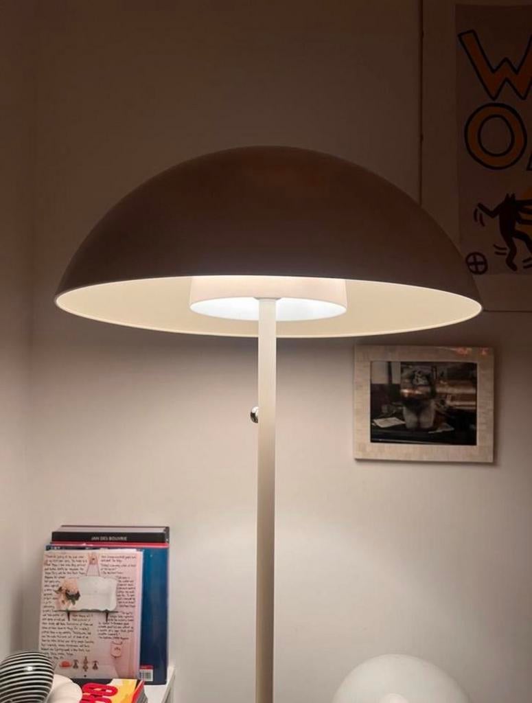 Vintage IKEA paddenstoel vloerlamp met dimmer, Ophalen of Verzenden, Gebruikt, Metaal, 150 tot 200 cm