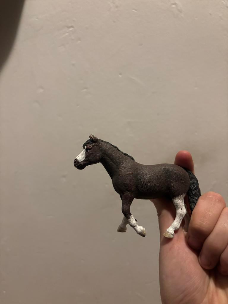 Schleich Dartmoor Pony - Repaint, Ophalen of Verzenden, Gebruikt