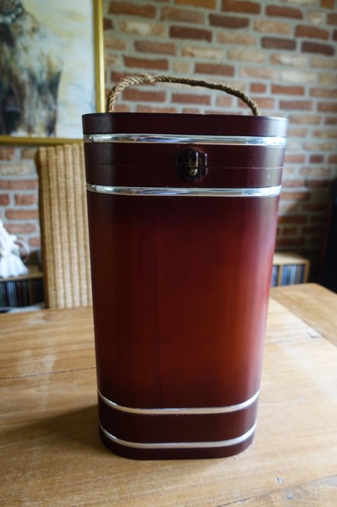 luxe Salentein wijnkoffer voor 2 flessen wijn, Ophalen of Verzenden, Zo goed als nieuw