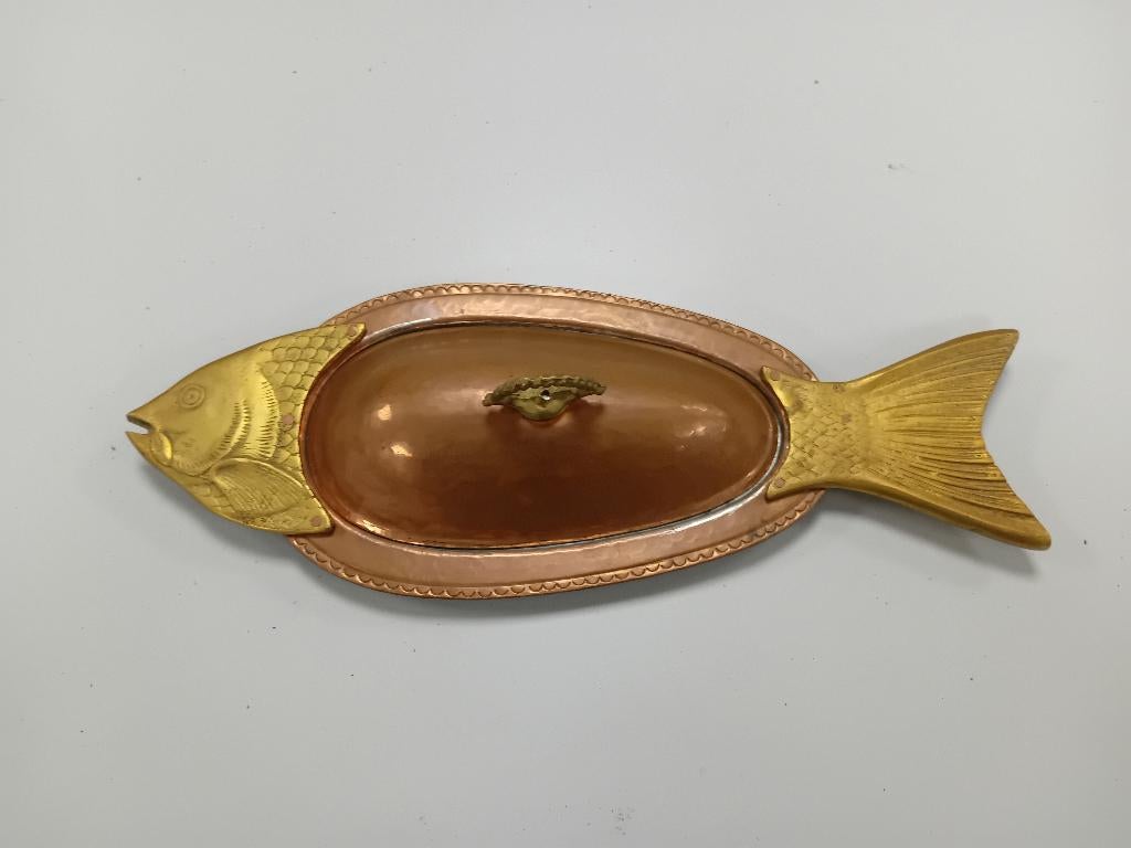 Messing/koperen visschaal, Ophalen, Koper