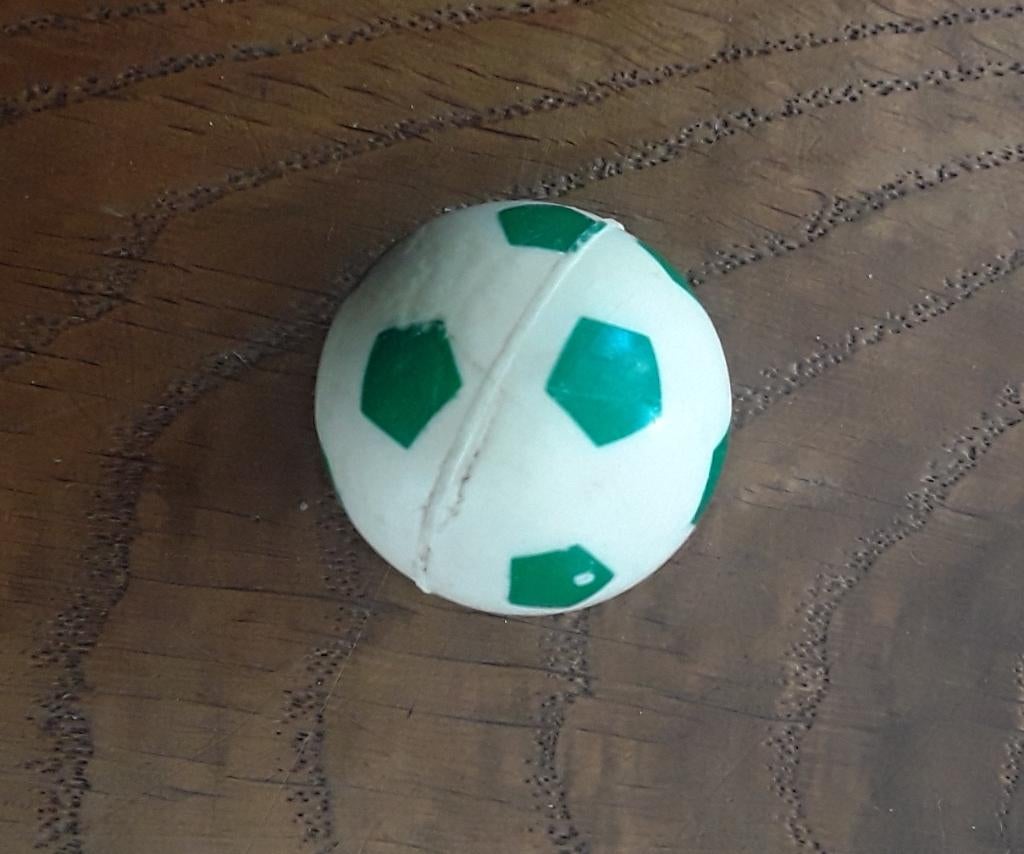 Stuiterbal - wit groen, Ophalen of Verzenden, Gebruikt