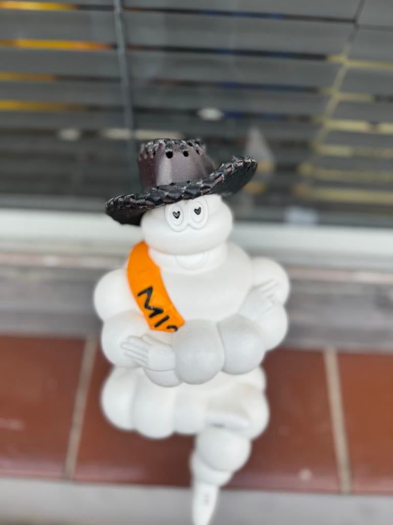Michelin Man Cowboy Hoed - Zeldzaam!, Gebruikt, ., Ophalen of Verzenden, .
