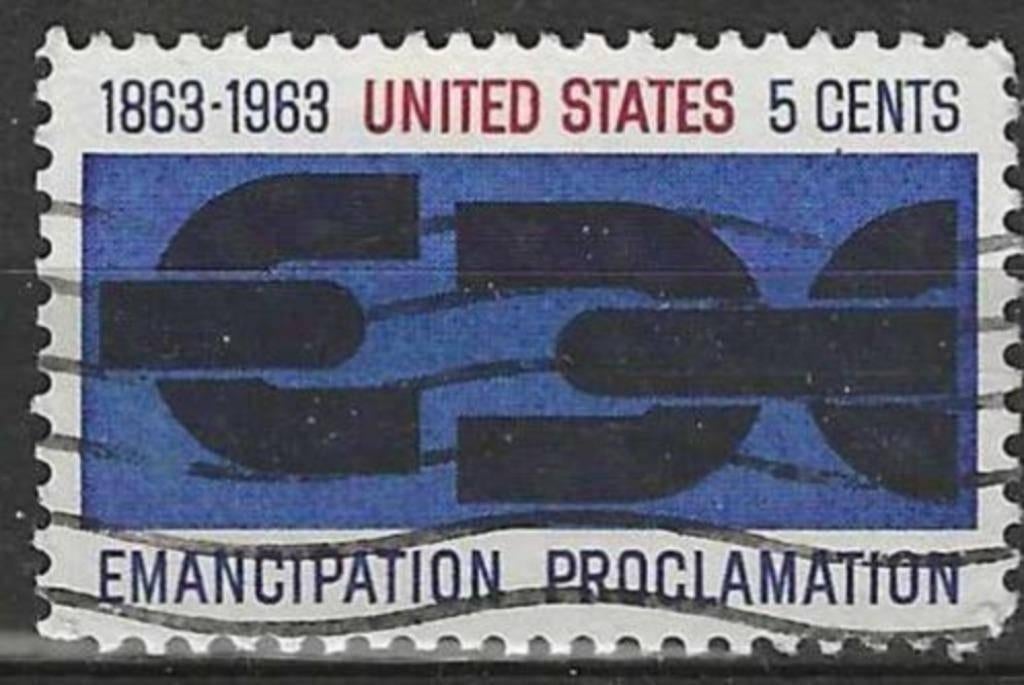 USA 1963 - Yvert 748 - Afschaffing v.d. slavernij (ST), Verzenden, Gestempeld, Noord-Amerika