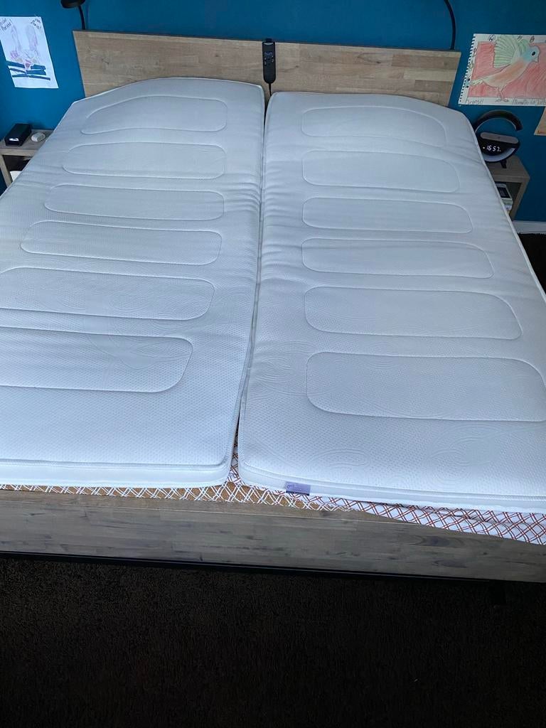 Topper - 2x Visco Topmatras Platinum - Zo goed als nieuw!, 90 cm, Eenpersoons, Ophalen of Verzenden, Zo goed als nieuw
