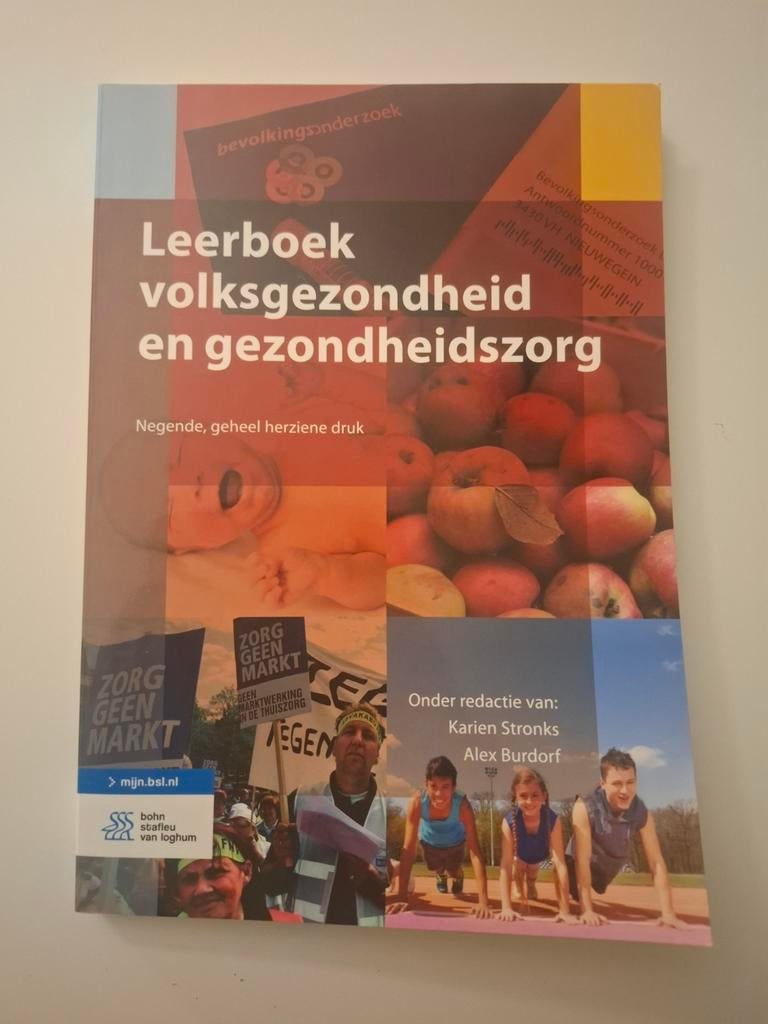 Leerboek Volksgezondheid en gezondheidszorg  - Nieuwstaat, Boeken, Nieuw, Gamma, Karien Stronks, Alex Burdorf, HBO