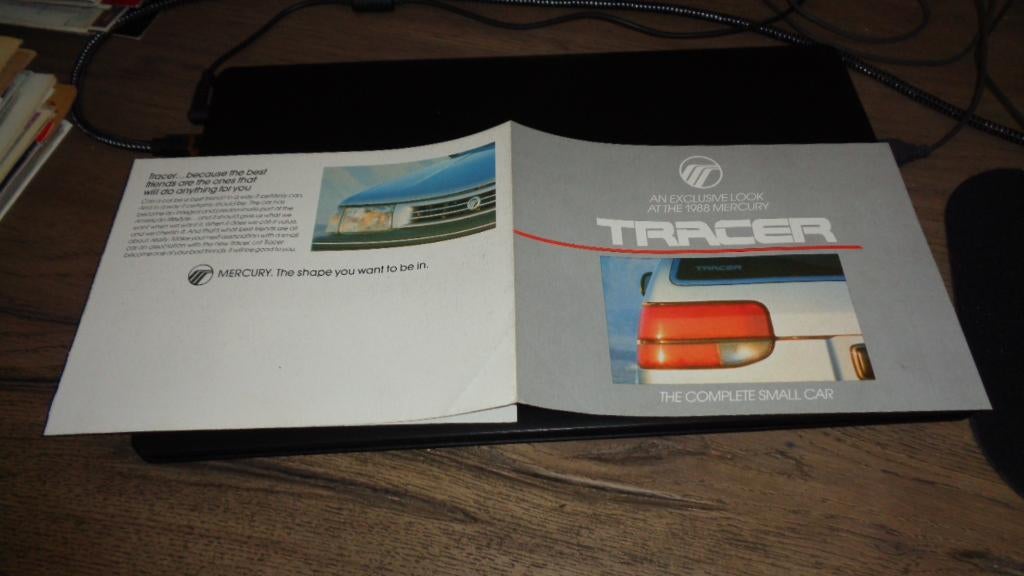 USA Folder MERCURY TRACER   1988, Verzenden, Gelezen, Overige merken