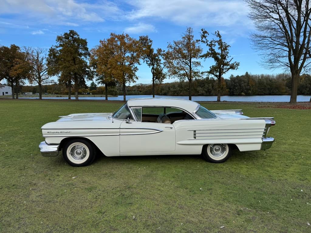 Oldsmobile 1958 Wit, Auto's, Automaat, Achterwielaandrijving, Wit, Particulier