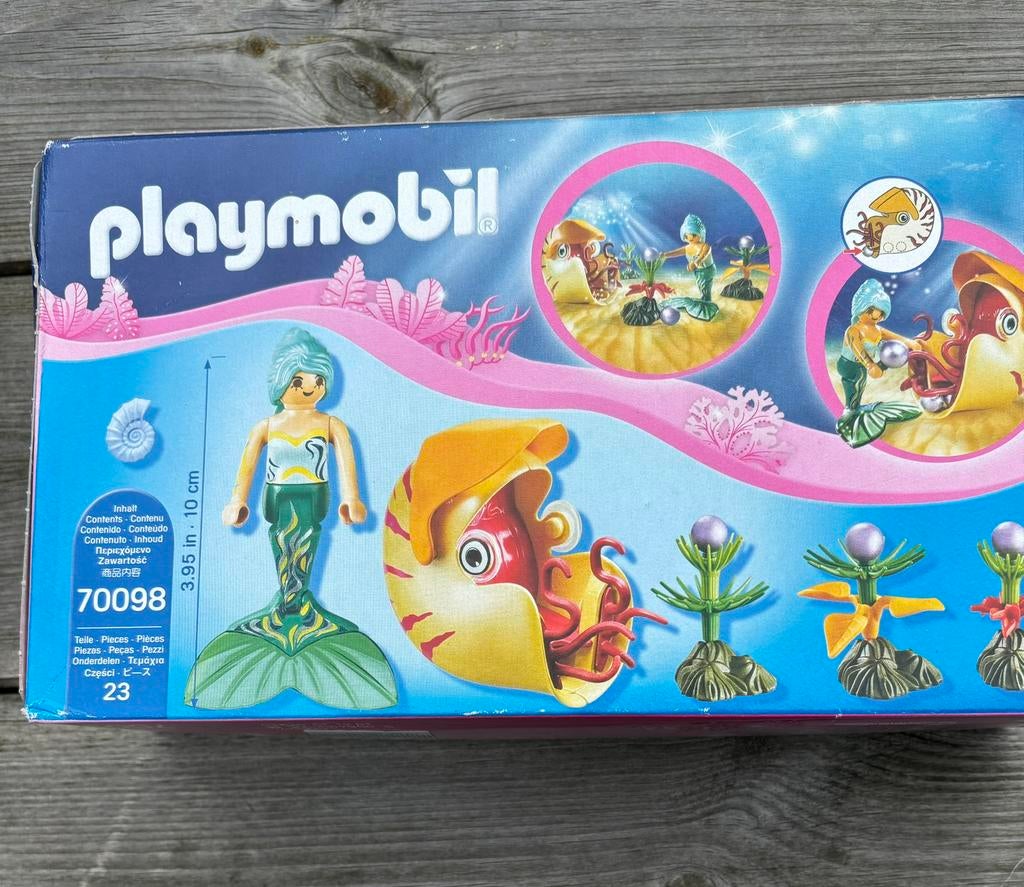 Playmobil magic 70098 zeemeermin met zeeslakkengondel ,nw, Verzenden