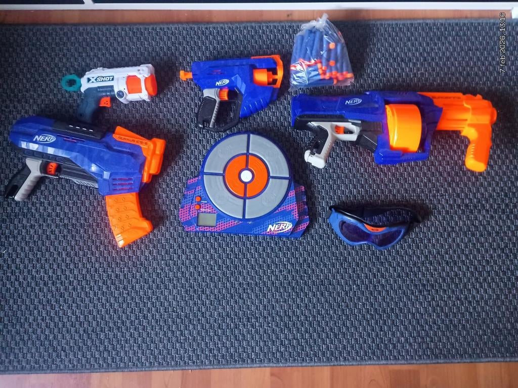 Complete Nerf Set – In Goede Staat!, Ophalen, Zo goed als nieuw