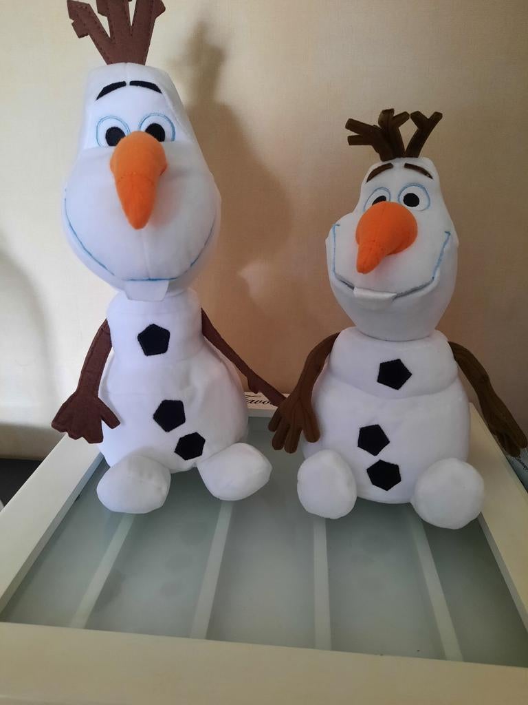 Disney Frozen Olaf knufffels, Ophalen of Verzenden, Overige figuren, Zo goed als nieuw, Beeldje of Figuurtje