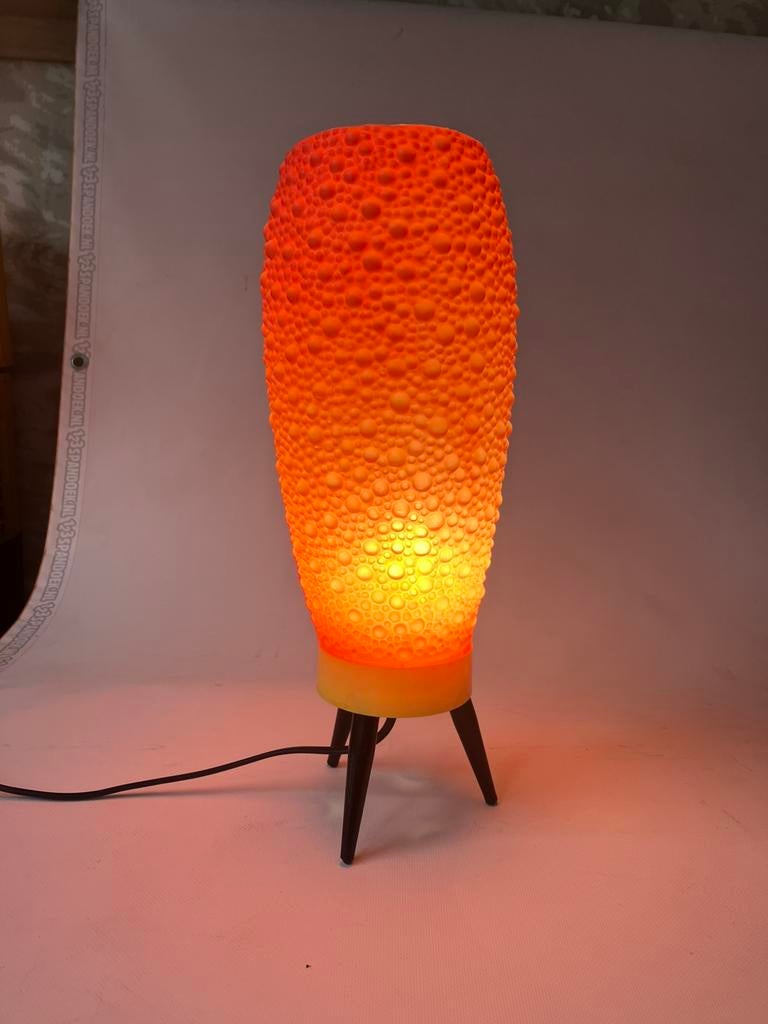 Bijenkorf tafellamp kunststof, Ophalen of Verzenden, Gebruikt, Kunststof