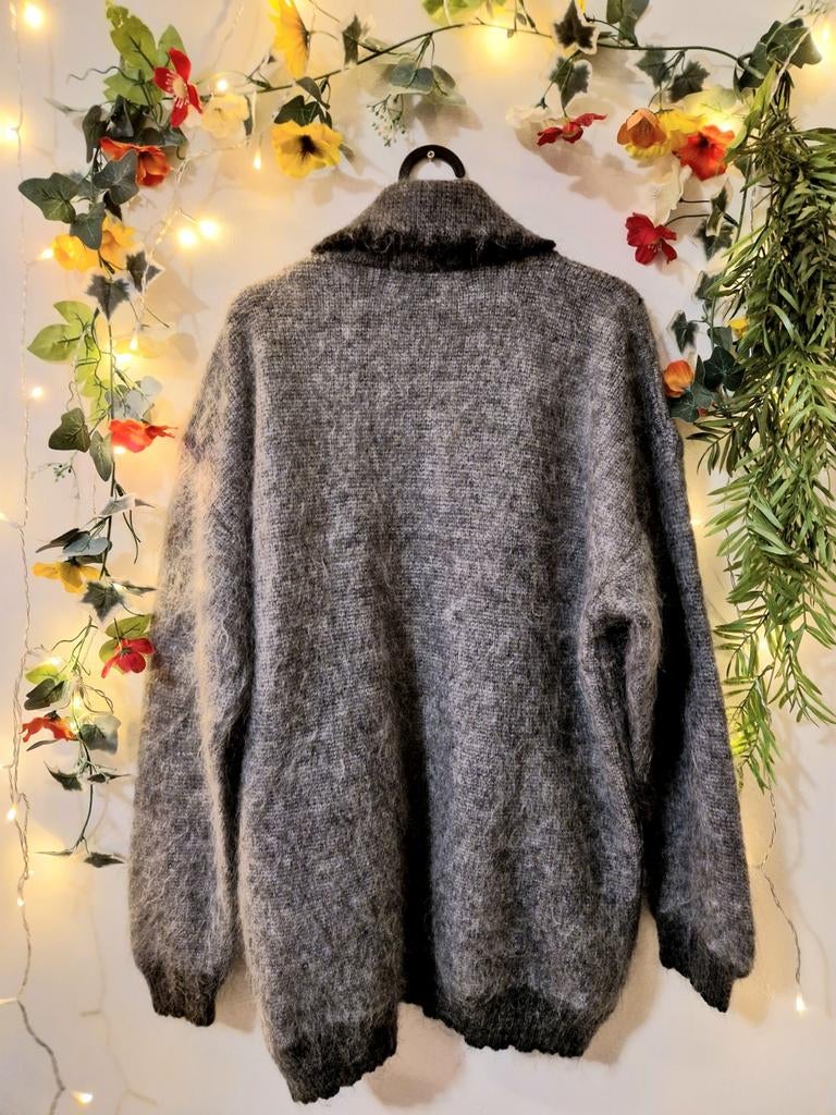 Heerlijk warm vintage mohair en wollen vest, Kleding | Dames, Truien en Vesten, Ophalen of Verzenden, Zo goed als nieuw, Maat 46/48 (XL) of groter