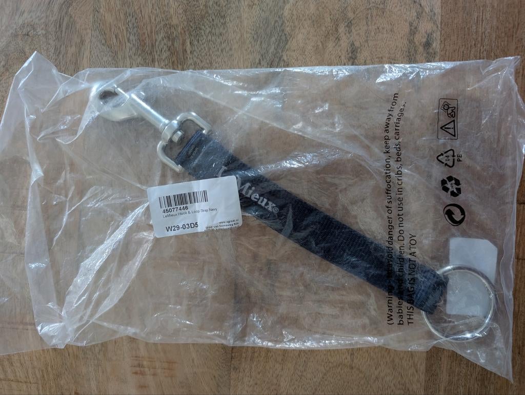 LeMieux Hook&Loop strap, kleur Navy, nieuw, Ophalen of Verzenden, Nieuw, Overige soorten