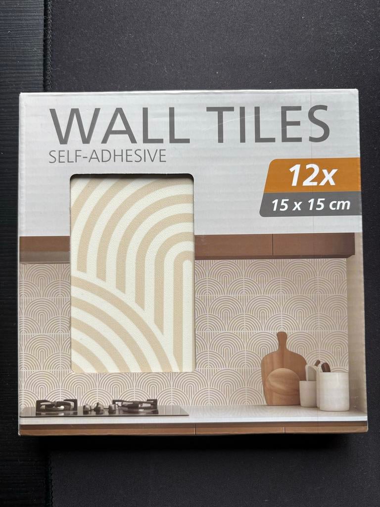 Plaktegels met leuk patroon - 13 pakjes (15x15cm), Overige materialen, Wandtegels, Nieuw, Minder dan 20 cm