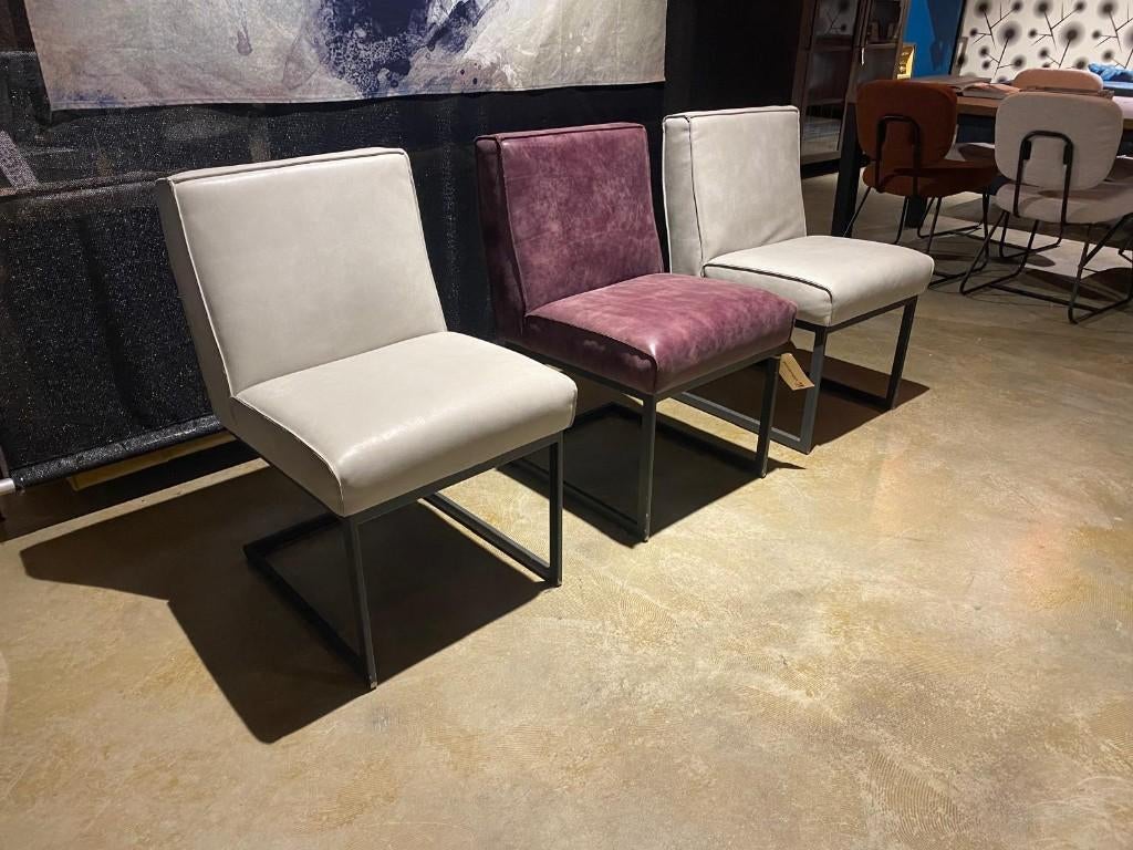 Set van 3 Lara stoelen Het Anker nu eenmalig €900,-, Huis en Inrichting, Stoelen, Ophalen, Drie, Nieuw, Leer