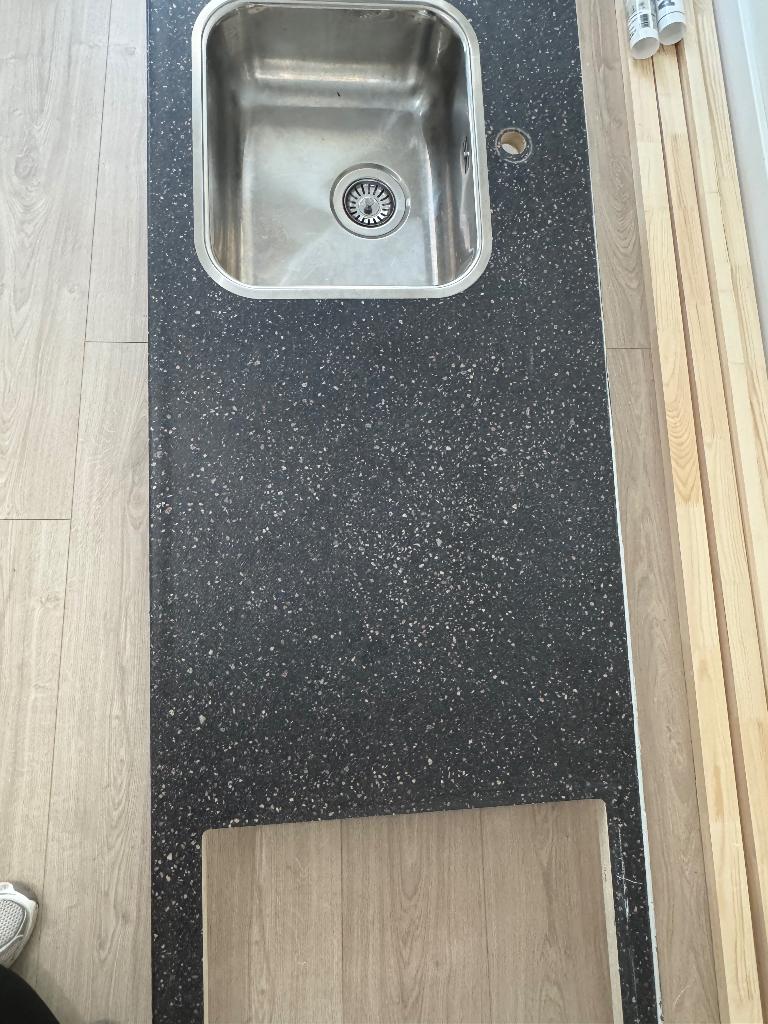 Aanrechtblad, Huis en Inrichting, Keuken | Keukenelementen, Ophalen, 200 cm of meer, Minder dan 25 cm, Minder dan 100 cm