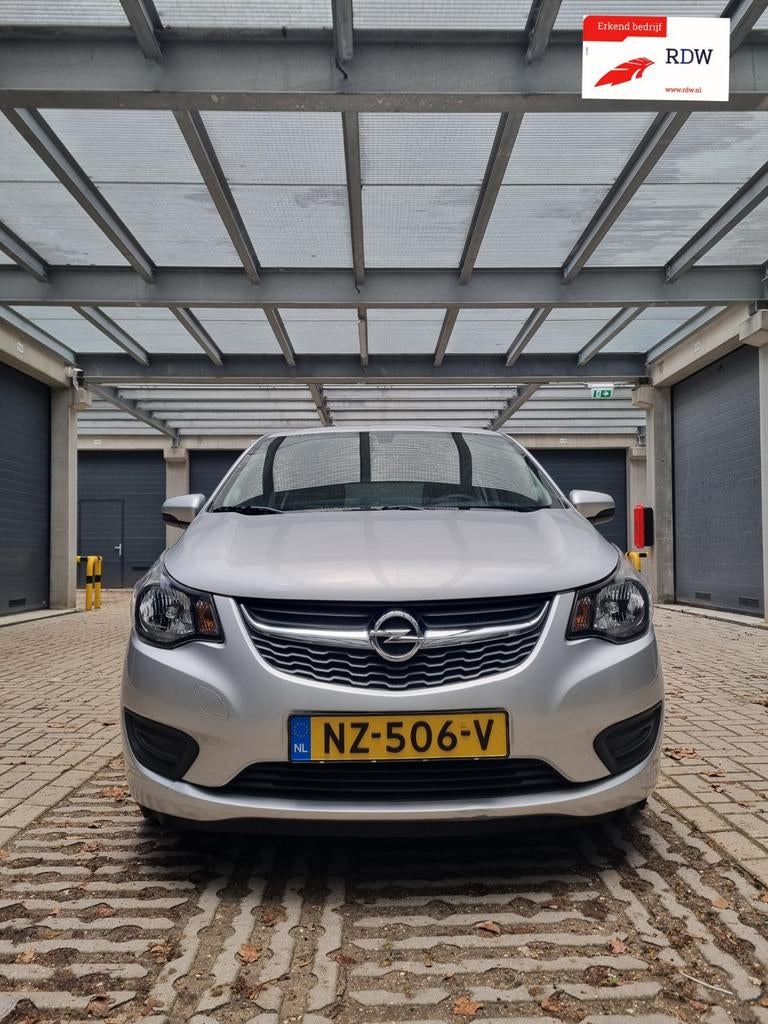 Opel Karl 1.0 , 1e eigenaar, dealer onderhouden, 40168 NAP, Auto's, Opel, Voorwielaandrijving, 839 kg, Stof, 74 pk