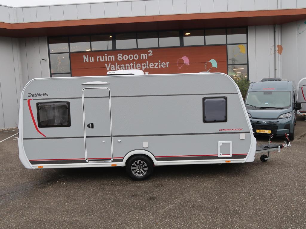 Dethleffs Camper 470 FR Summer Edition, Caravans en Kamperen, Schokbreker, Rondzit, Overige typen, Dethleffs
