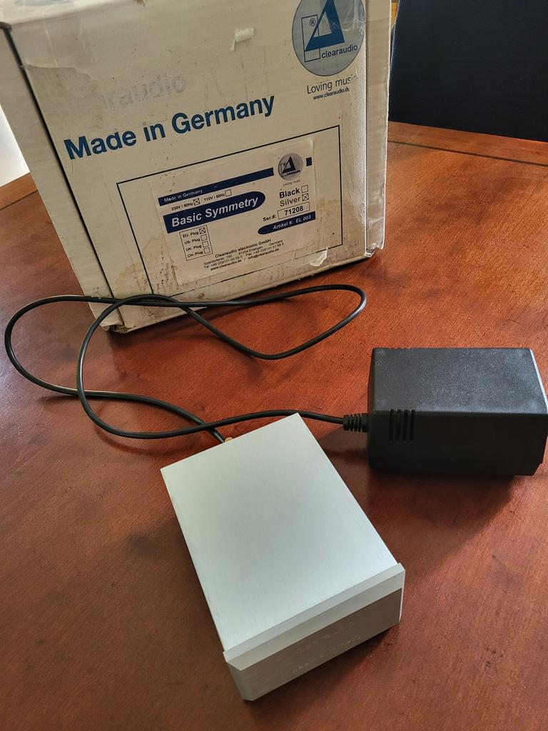 ClearAudio Basic Symmetry incl. losse voeding, Audio, Tv en Foto, Overige merken, Automatisch, Ophalen of Verzenden, Zo goed als nieuw