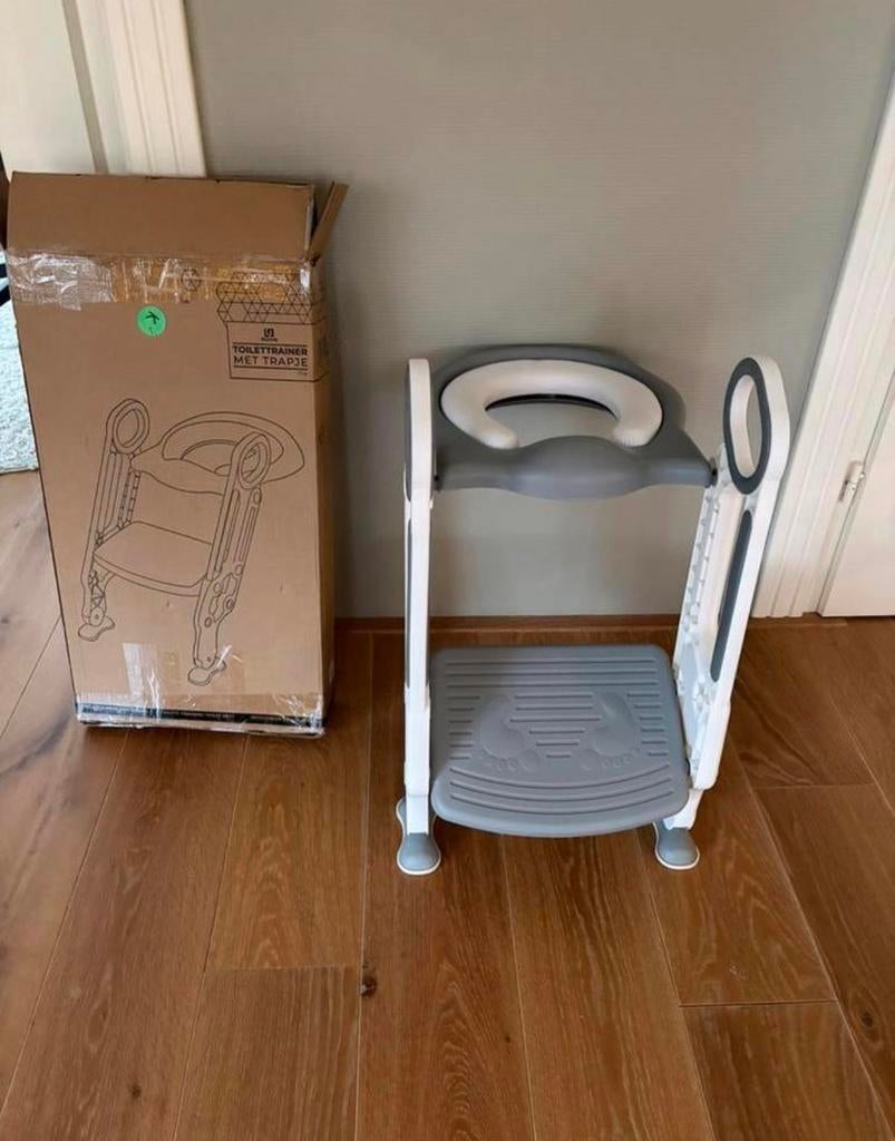 LifeGoods WC Verkleiner - Toilettrainer met Opstapje, !, !, Overige typen, Ophalen of Verzenden