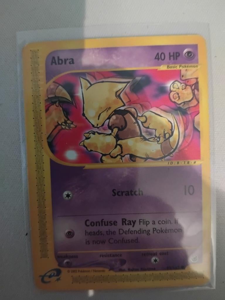 Pokémon Kaart Abra 93/165, Hobby en Vrije tijd, Verzamelkaartspellen | Pokémon, Gebruikt, Losse kaart, Ophalen of Verzenden