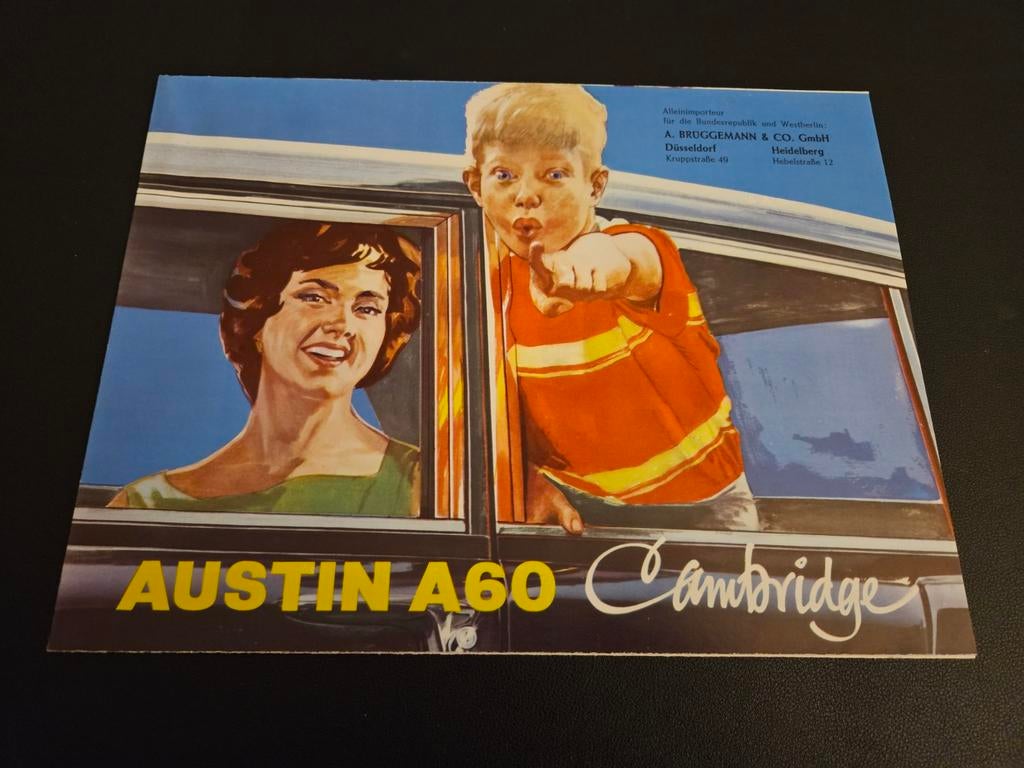 Brochure Austin A60 Cambridge, Ophalen of Verzenden, Zo goed als nieuw, Overige merken