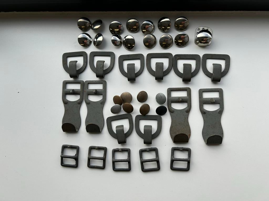 Duitse knopen en gespen Tweede Wereldoorlog, Verzamelen, Ophalen of Verzenden, Landmacht, Duitsland, Overige typen