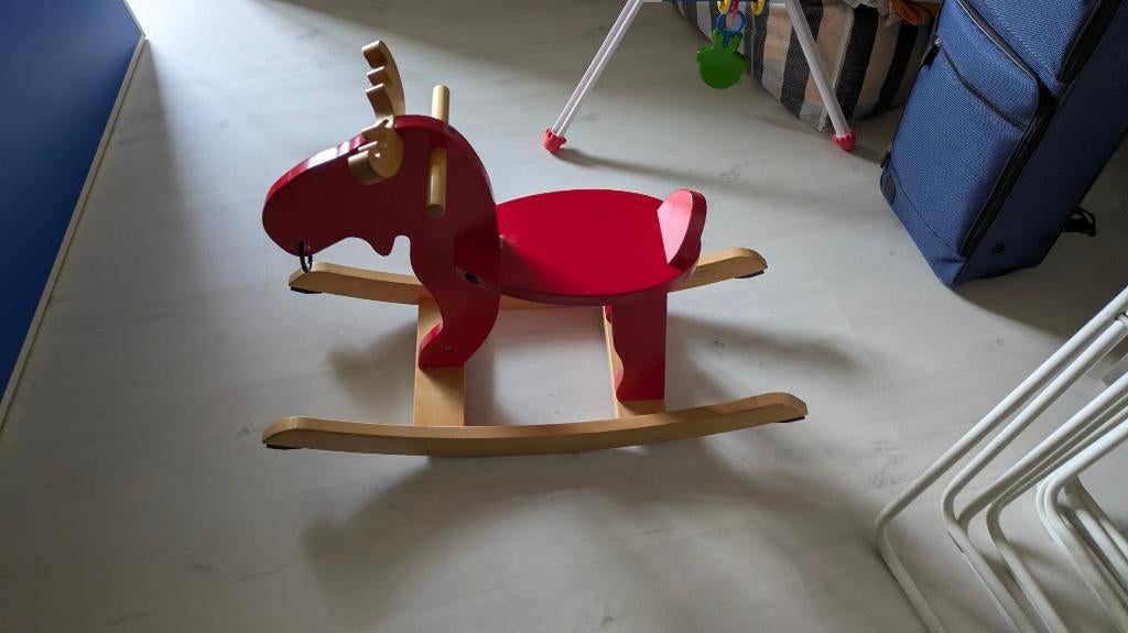 ikea schommel eland rood, Ophalen, Zo goed als nieuw