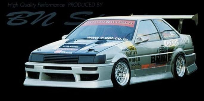 BN Sports bodykit bumper skirts - Toyota AE86 Levin, Ophalen of Verzenden