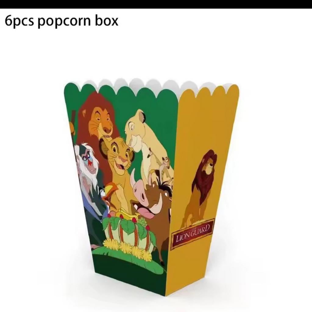 6x   Doosjes the lion King, Ophalen, Nieuw, Feestartikel, Film of Tv