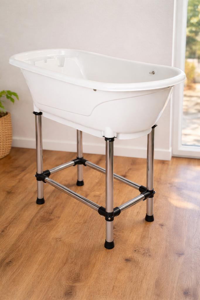 Hondenbad op standaard – Wit – 94 cm – Zo goed als nieuw, Ophalen, Zo goed als nieuw