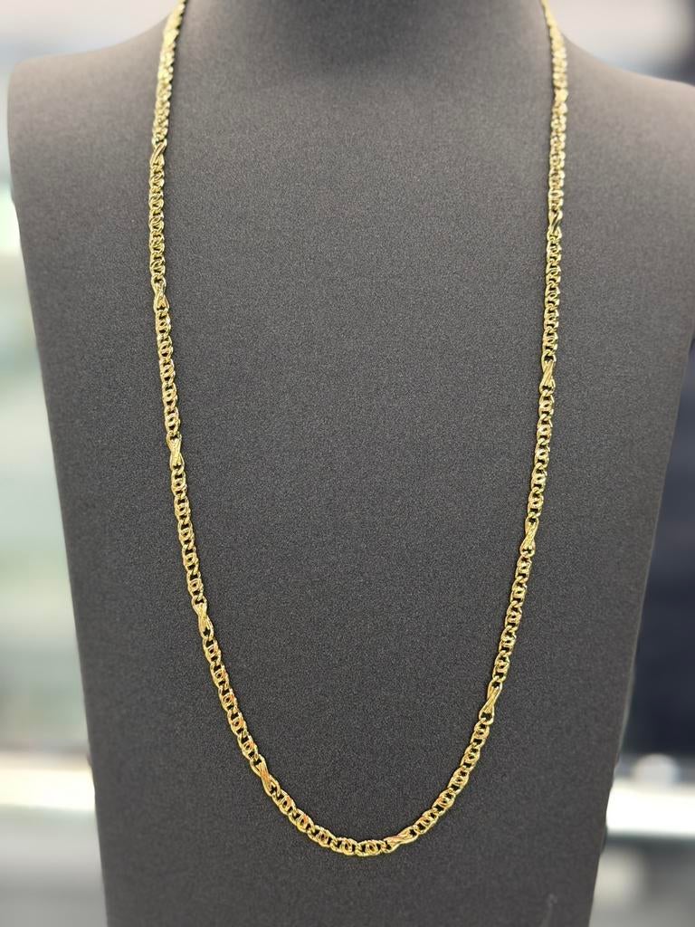 14 Karaat Goud - Ketting - 6.13 Gram - Nieuw, Ophalen of Verzenden, Nieuw, Goud