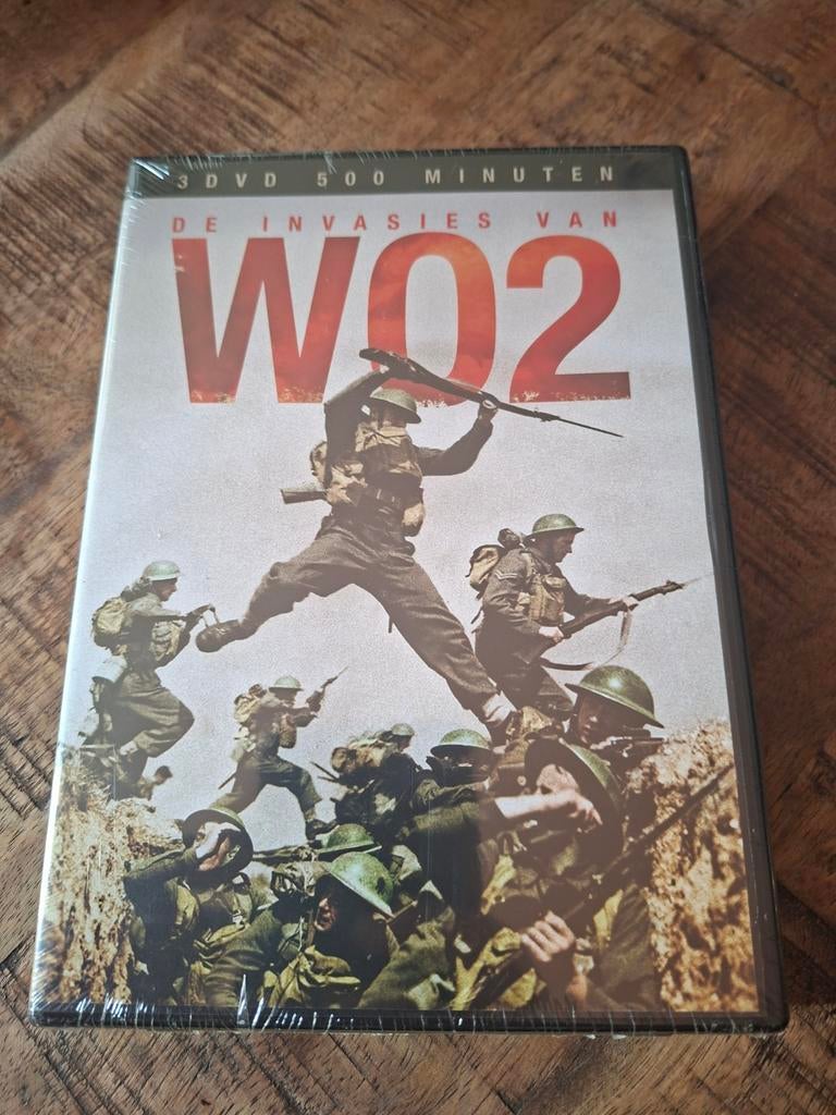 De Invasies van Wo2 500 minuten 3 dvd box set, Vanaf 16 jaar, Oorlog of Misdaad, Boxset, Ophalen of Verzenden